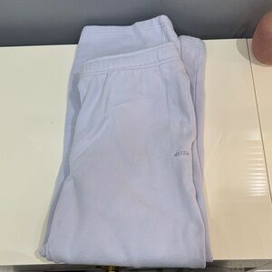 Aritzia light blue sweat Pants